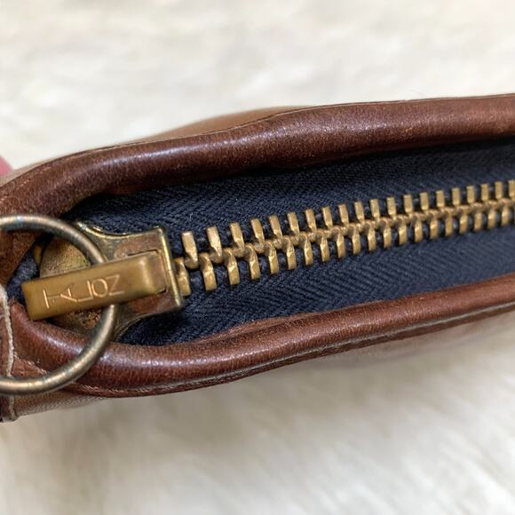 COACH Vintage NY Brown Leather 3-way BASIC BAG Clutch Wristlet Shoulder Bag 9455 - Picture 11 of 16